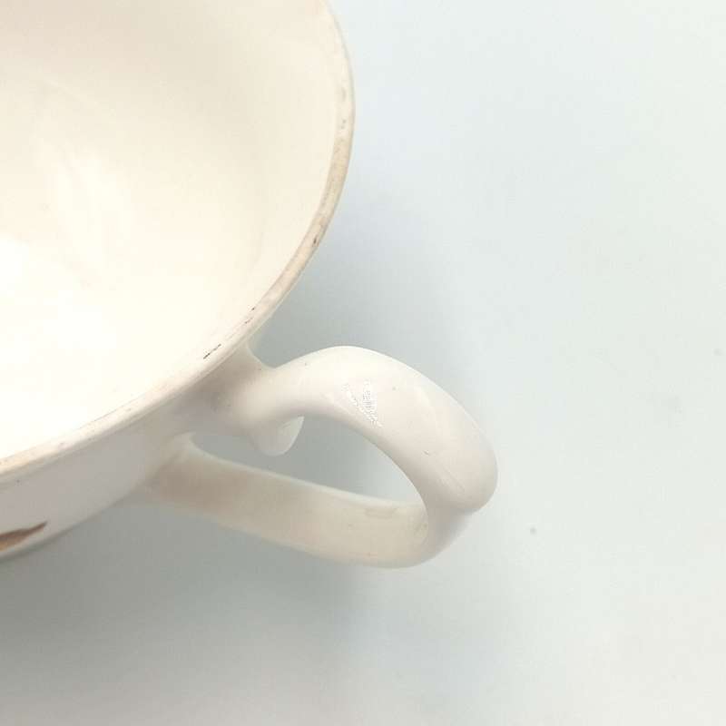 Beautiful porcelain flower pattern cup and saucer