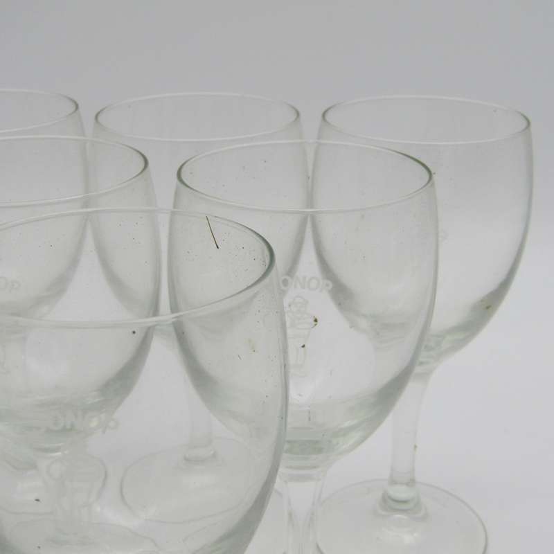 Lot of 12 Sonop Hostel University of Pretoria wine glasses in original box