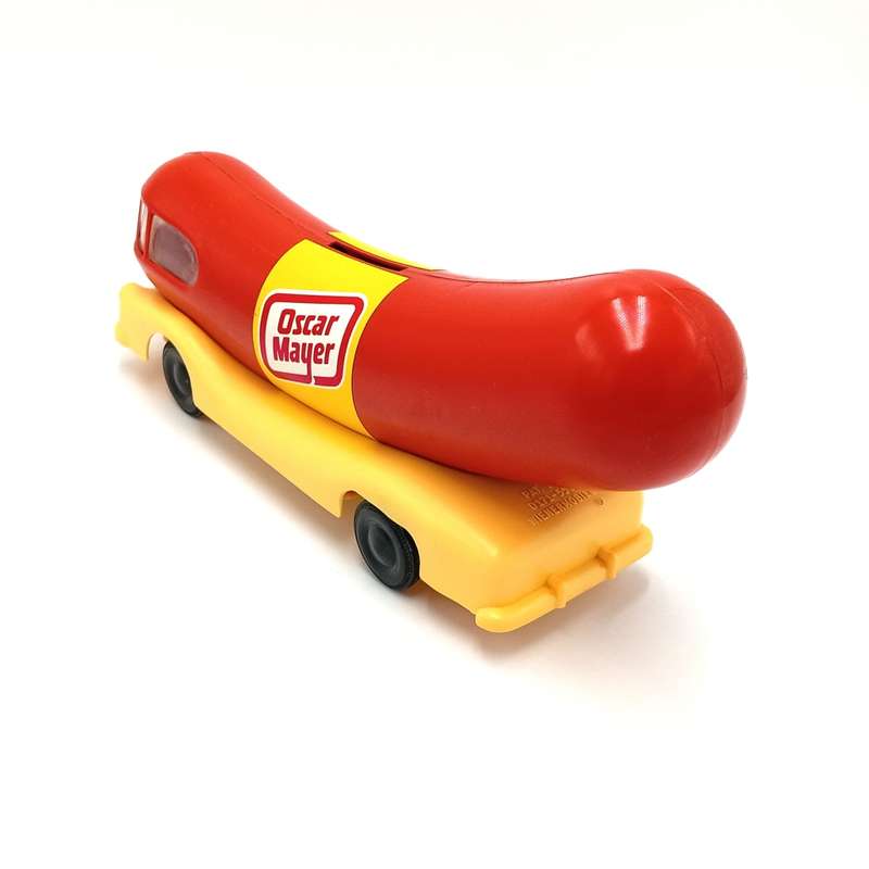 Vintage Oscar Mayer Wiener - mobile coin bank money box