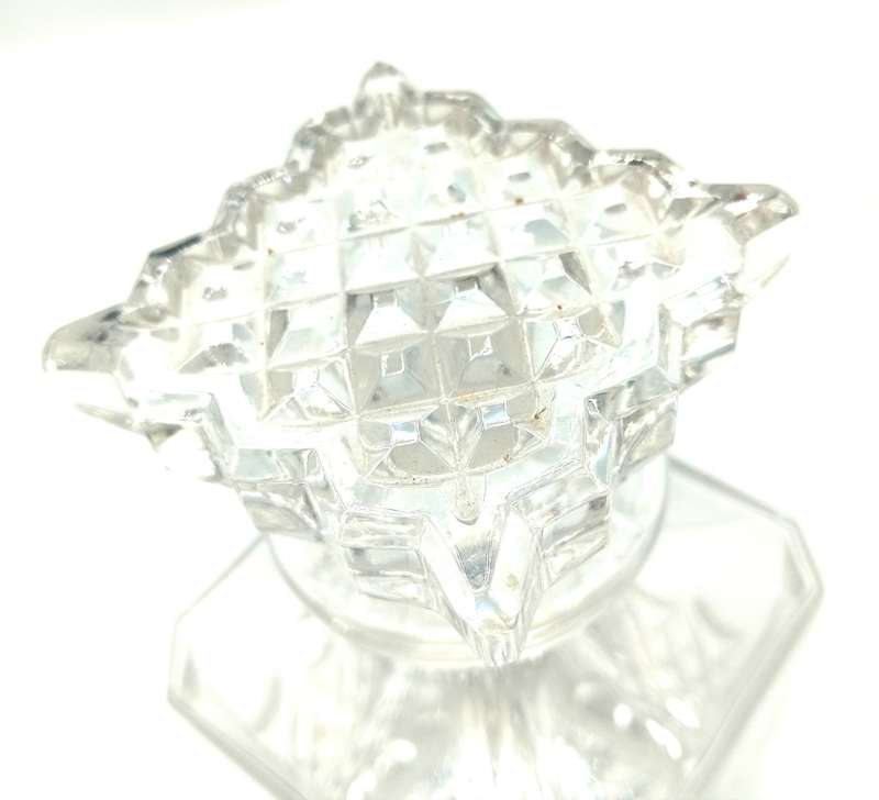 Vintage crystal glass liquor decanter