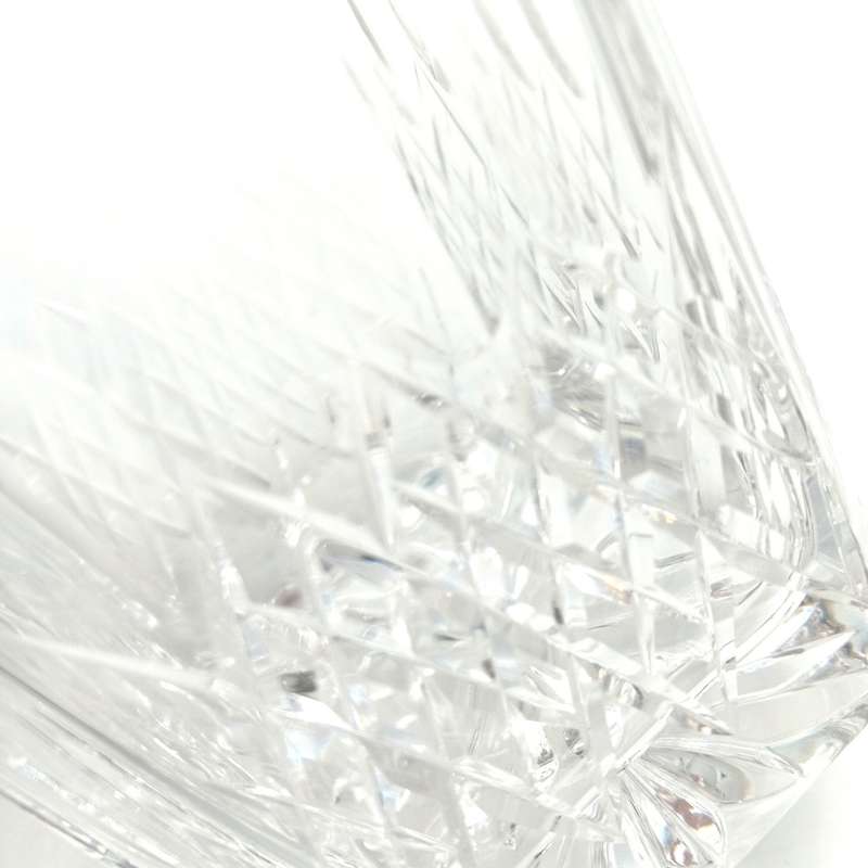 Vintage crystal glass liquor decanter