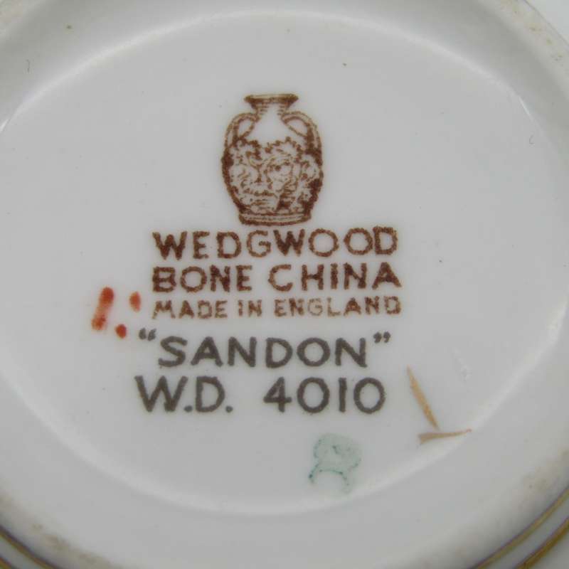 Vintage Wedgwood Sandon porcelain trio