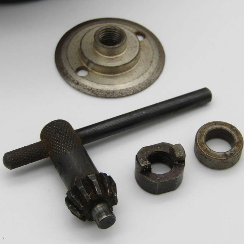 Vintage Dyno-Mite electric drill with Speed Reducer attachment - working - switch replaced