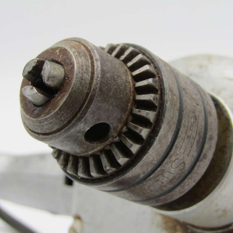 Vintage Dyno-Mite electric drill with Speed Reducer attachment - working - switch replaced