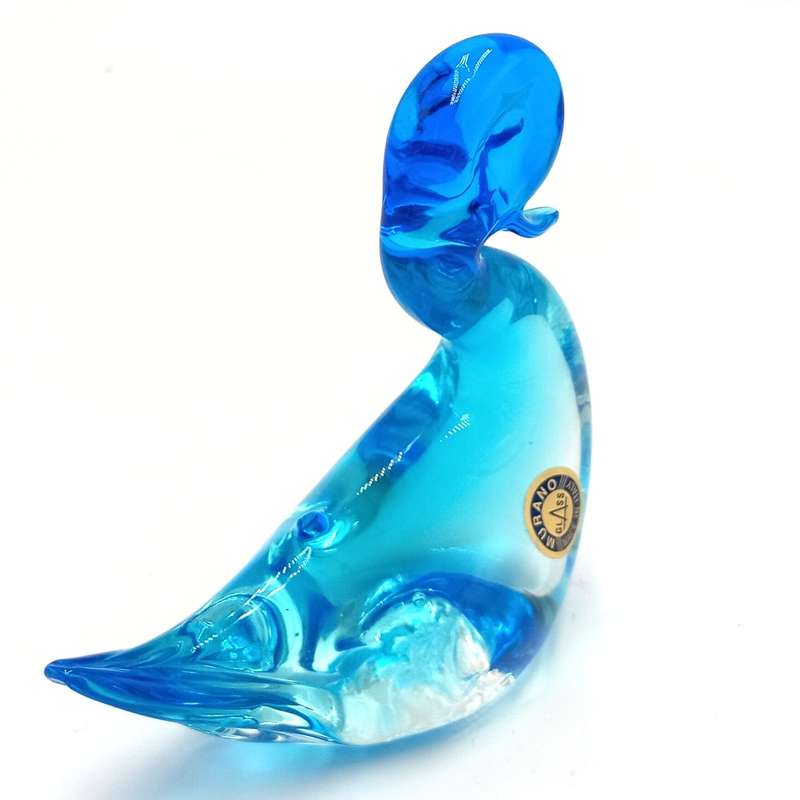 Vintage Murano glass swan