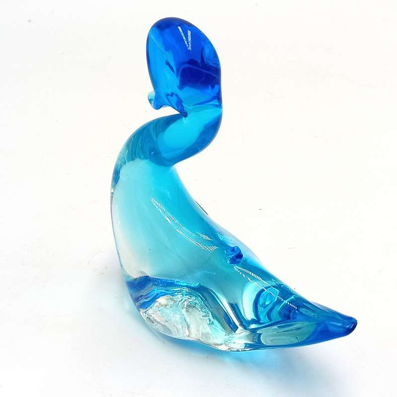 Vintage Murano glass swan