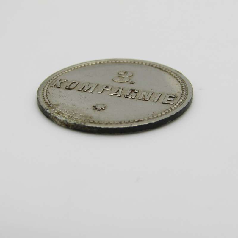 German South West Africa 3 Kompaqnie 1/2 mark and 1 mark tokens - scarce