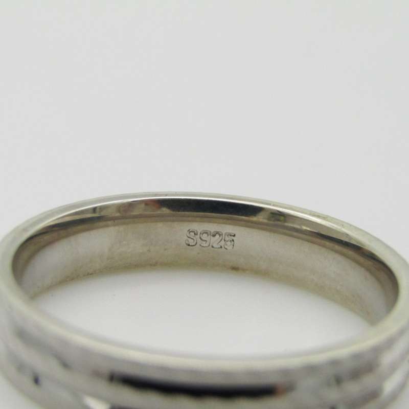 Sterling Silver mens ring - Size Z - 5,2g