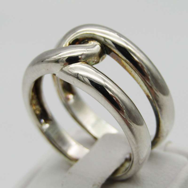 Bulky Sterling Silver ring - Size T - 8,4g