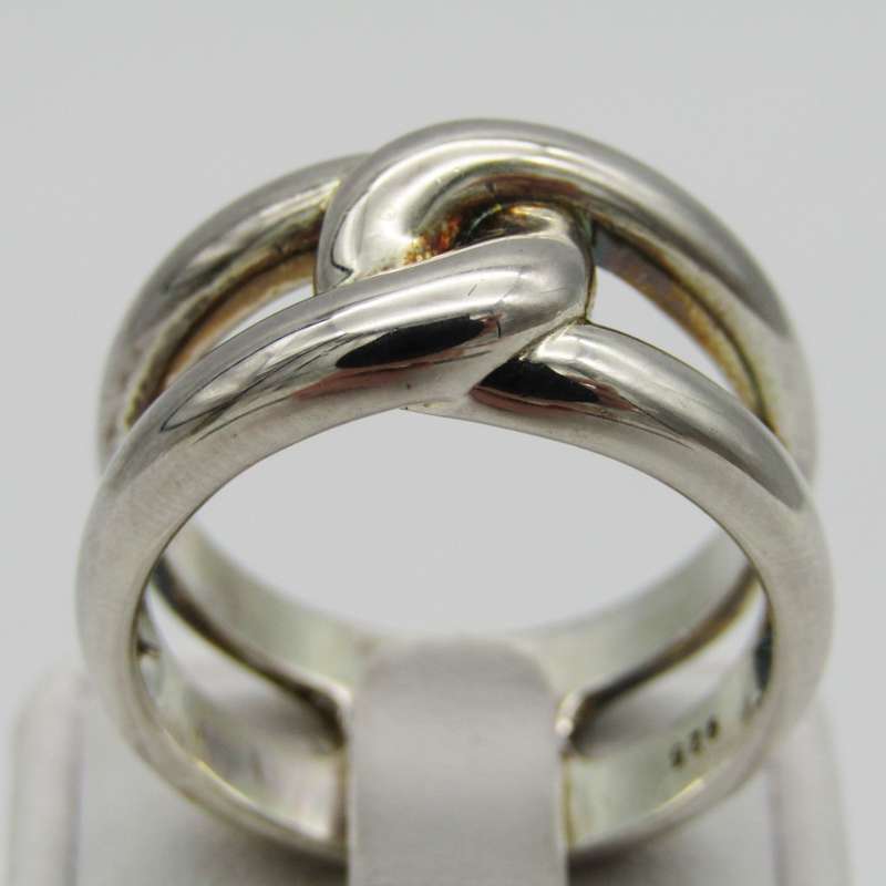 Bulky Sterling Silver ring - Size T - 8,4g