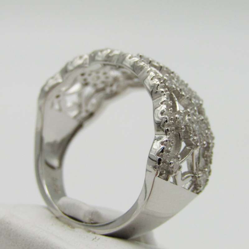 Bulky and beautiful Sterling Silver ring - Size T - 6,8g
