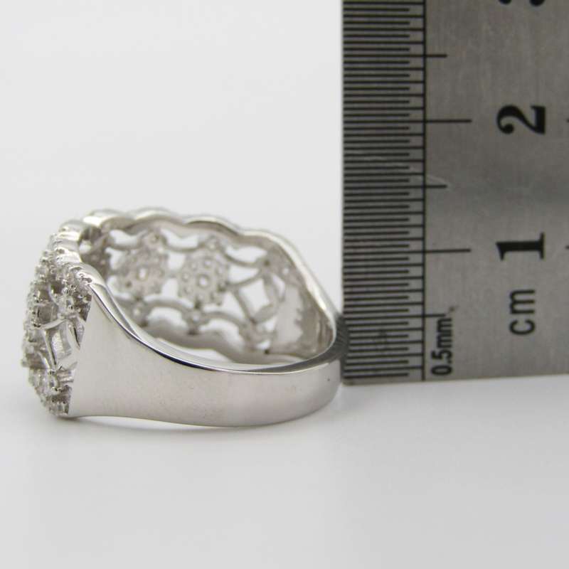 Bulky and beautiful Sterling Silver ring - Size T - 6,8g
