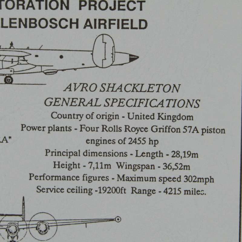 Shackleton 1719 L restoration project card and pin