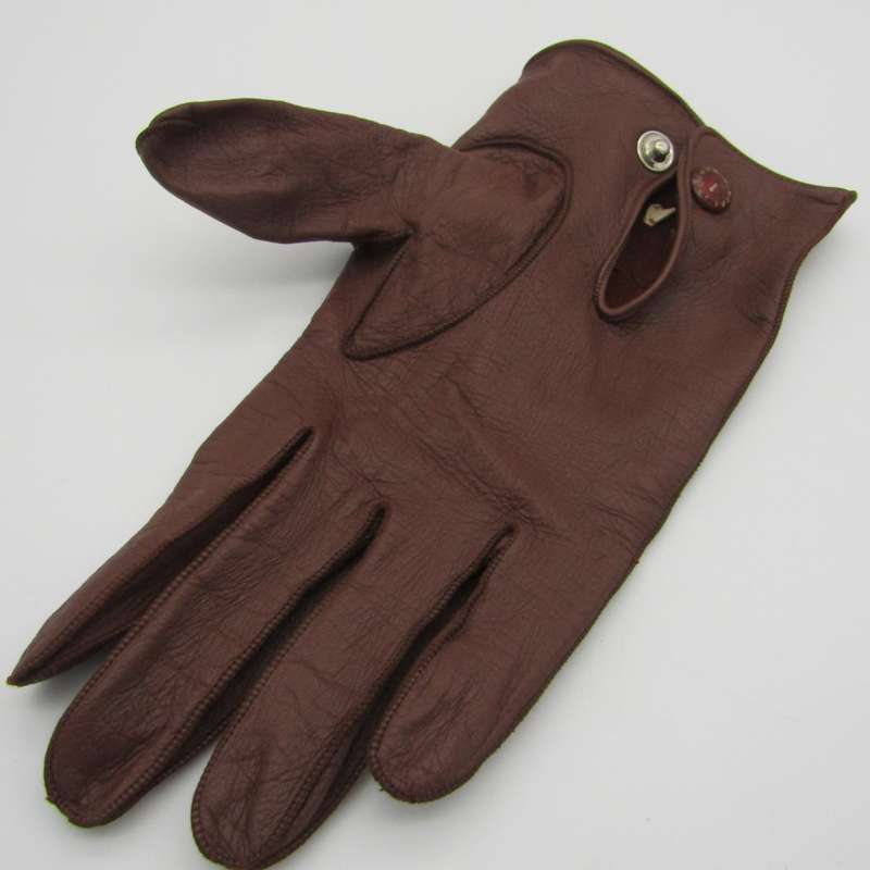 Pair of SADF leather gloves