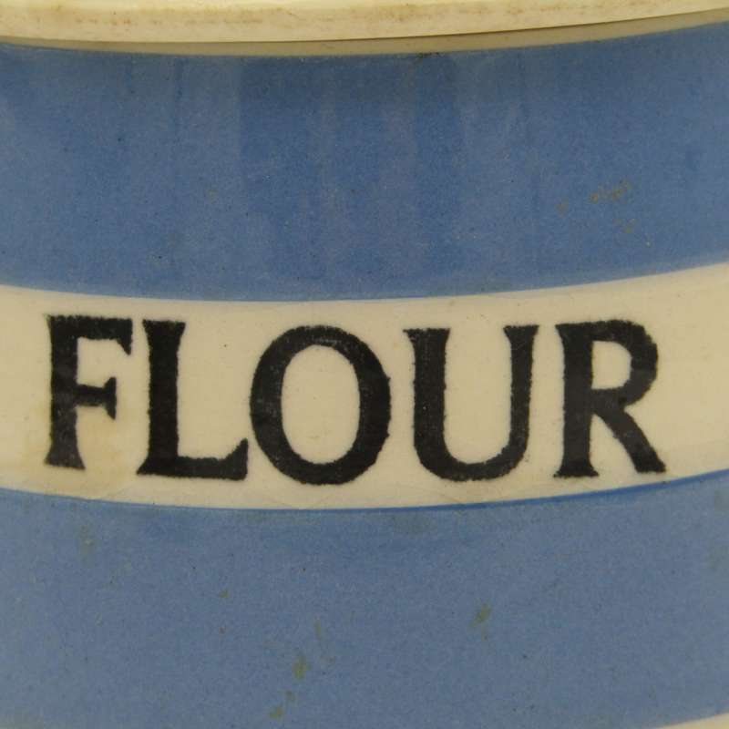 Vintage TG Green and Co. Cornish ware porcelain flour shaker