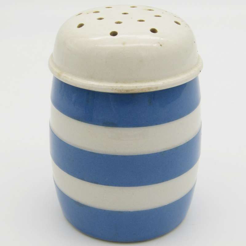 Vintage TG Green and Co. Cornish ware porcelain flour shaker