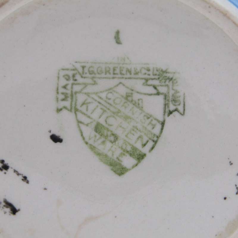 Vintage TG Green and Co. Cornish ware porcelain flour shaker