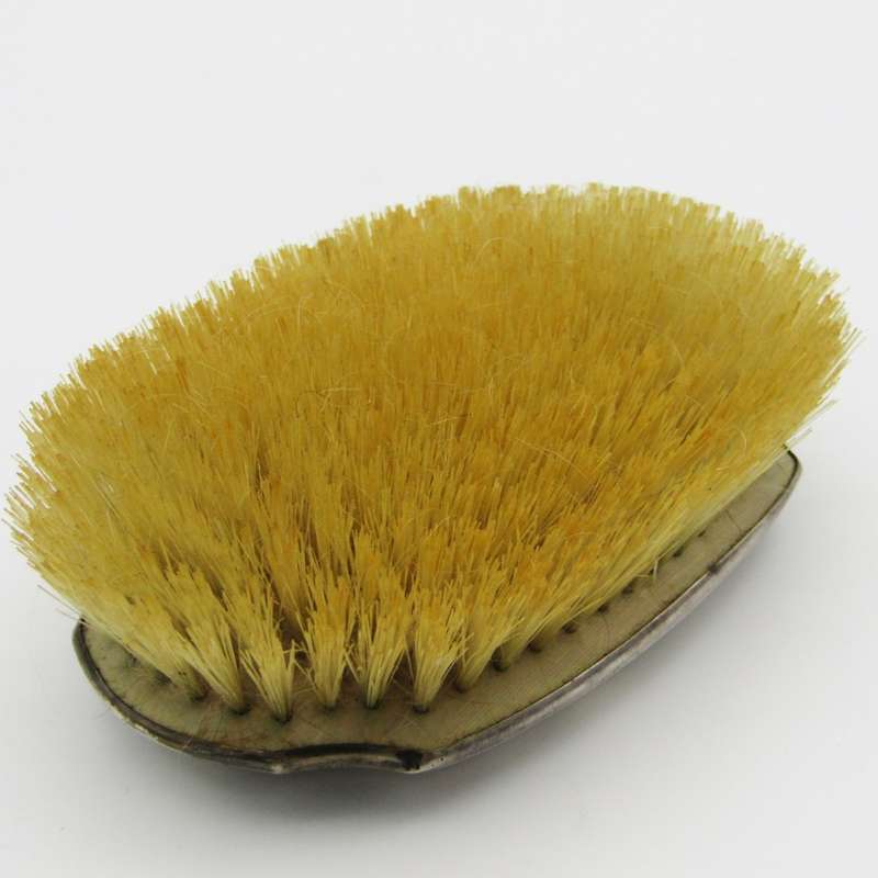 Vintage Sterling silver clothing brush