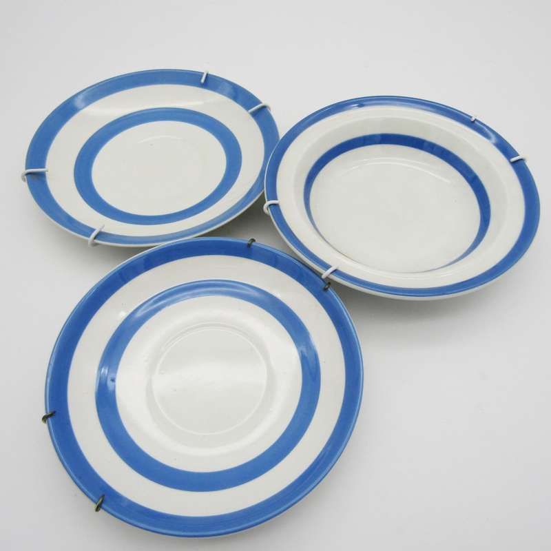 Lot of 3 vintage T.G Green and Co. Cornishware small plates