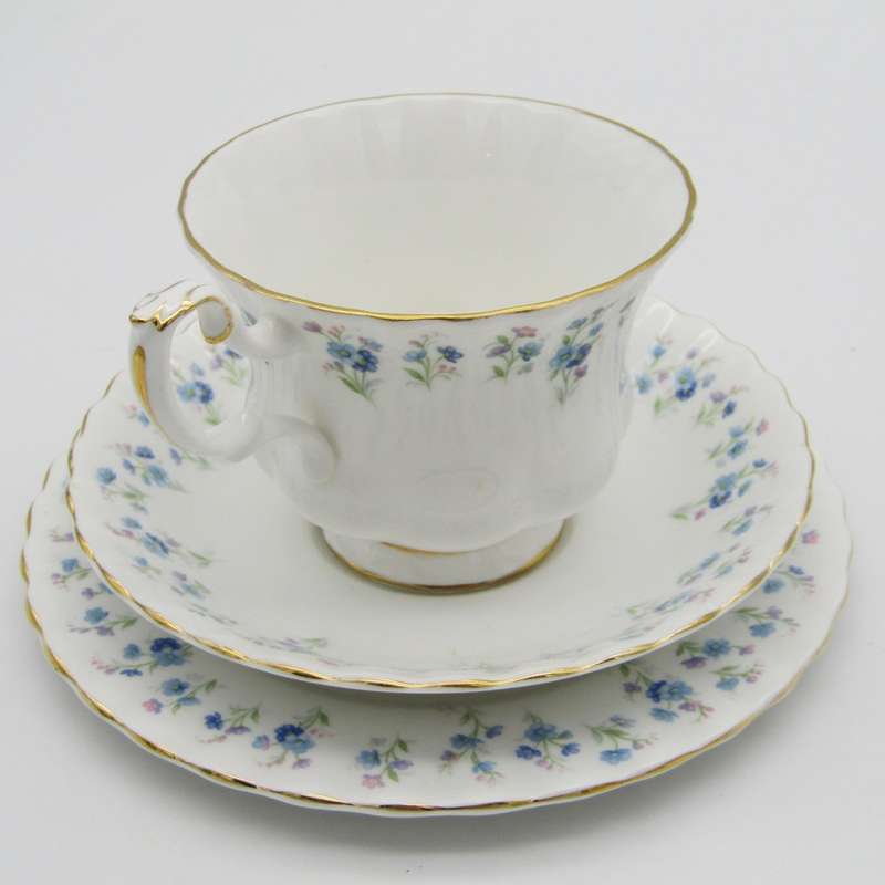 Vintage Royal Albert Memory lane porcelain Trio