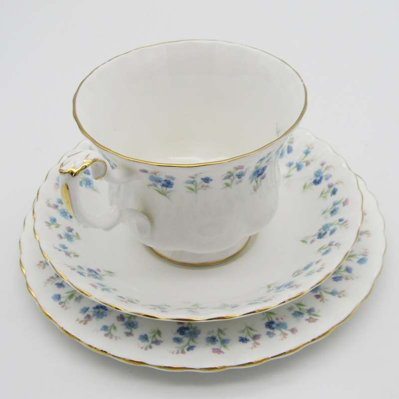 Vintage Royal Albert Memory Lane porcelain trio