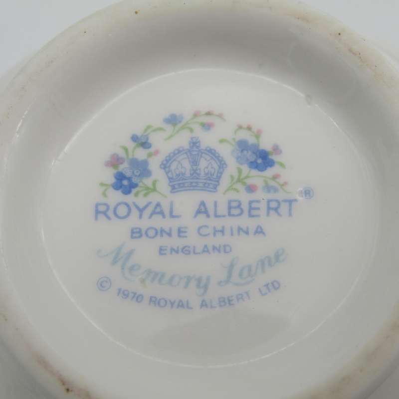 Vintage Royal Albert Memory Lane Porcelain trio