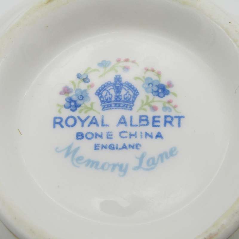 Vintage Royal Albert Memory Lane Porcelain trio