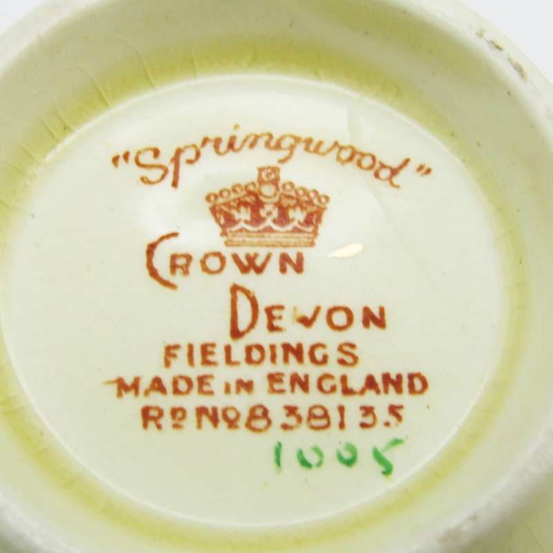 Crown Devon Springwood porcelain trio