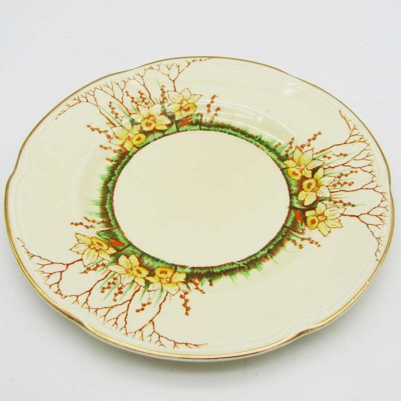 Crown Devon Springwood porcelain trio