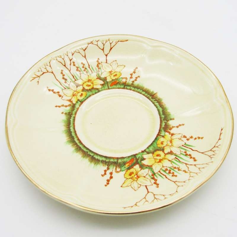 Crown Devon Springwood porcelain trio