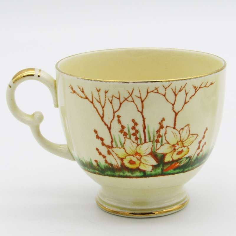 Crown Devon Springwood porcelain trio