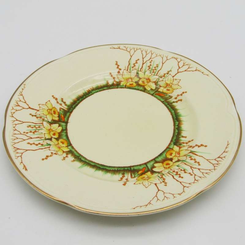 Crown Devon Springwood porcelain trio