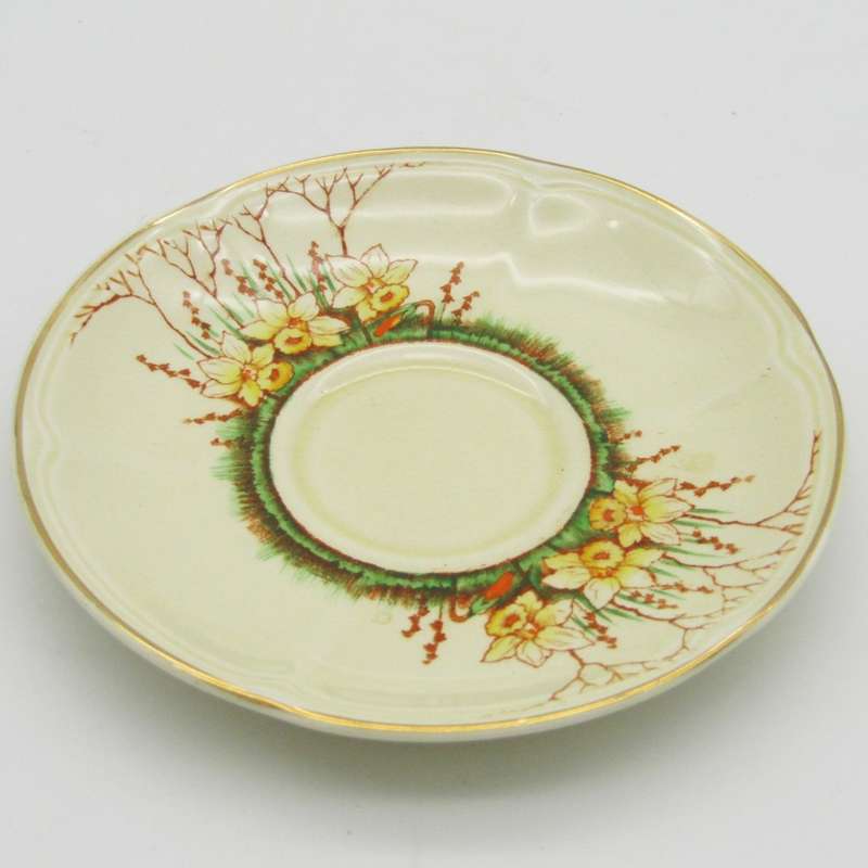 Crown Devon Springwood porcelain trio
