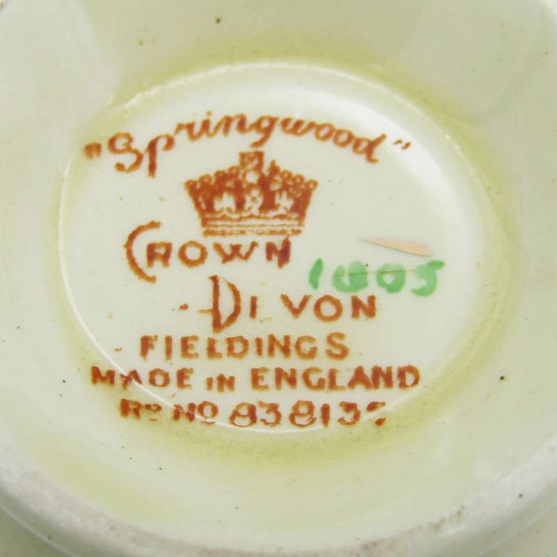 Crown Devon Springwood porcelain trio