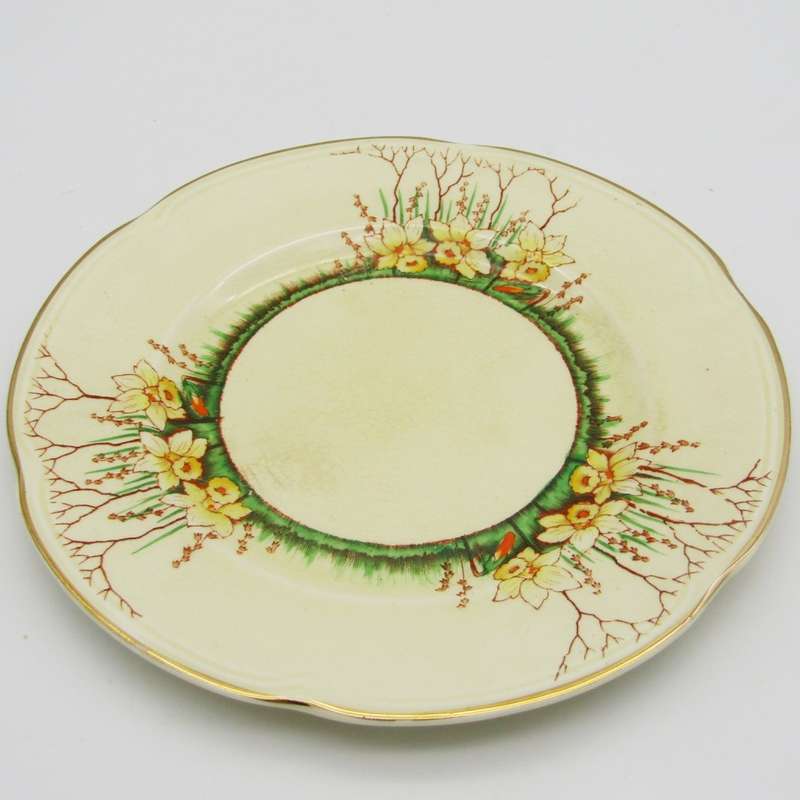 Crown Devon Springwood porcelain trio
