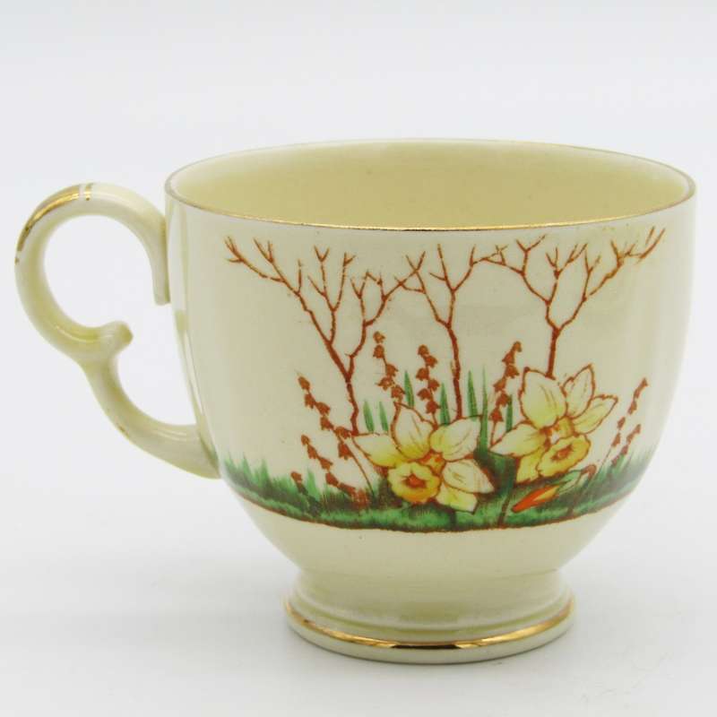 Crown Devon Springwood porcelain trio