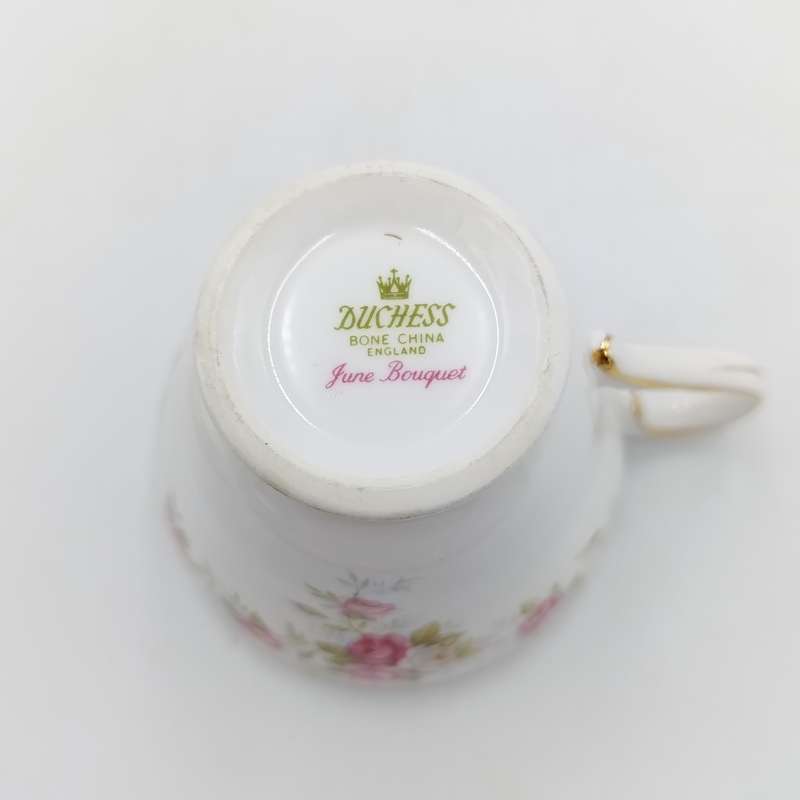 Vintage Duches June Bouquet porcelain trio