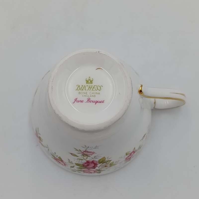 Vintage Duches June Bouquet porcelain trio