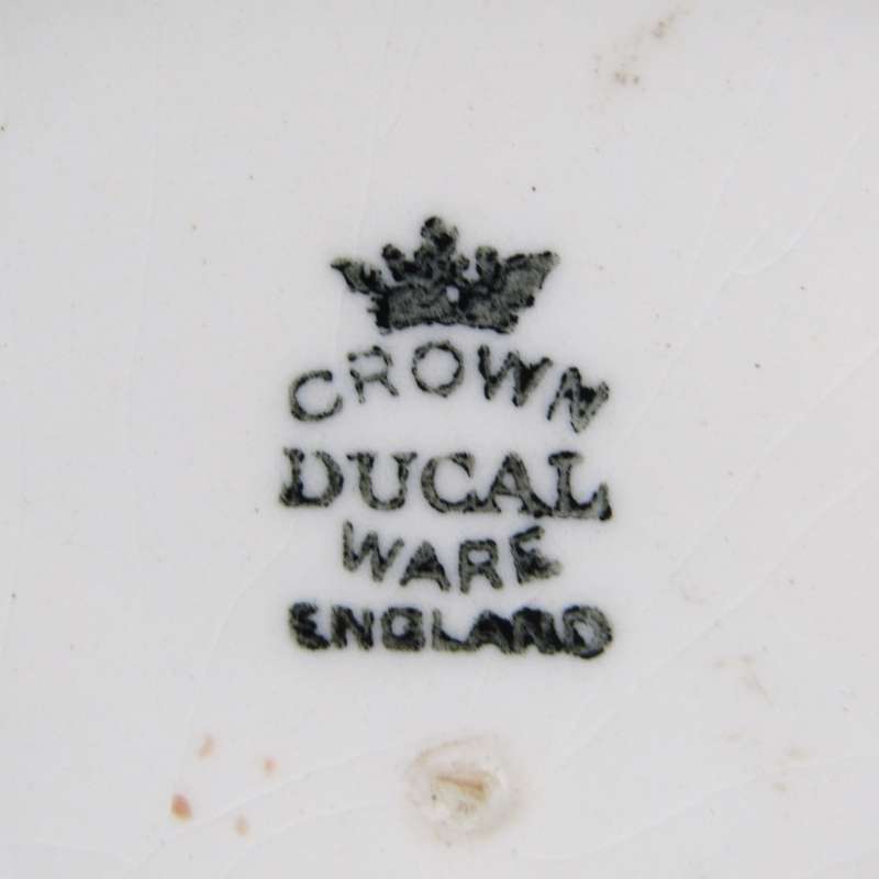 Vintage Crown Ducal ware flower design bowl