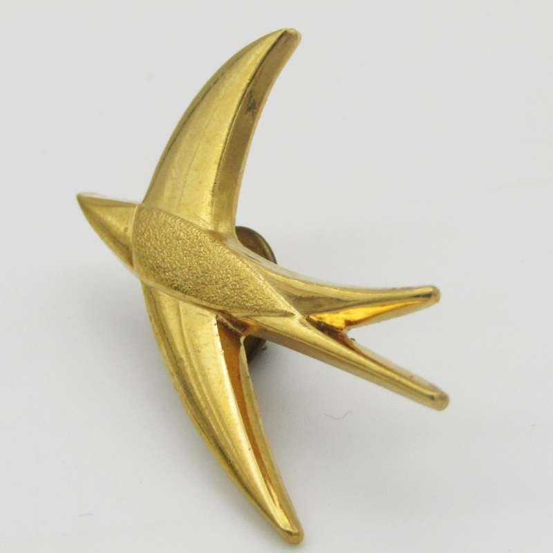 Pair of South African Postal Speed Services pin badges