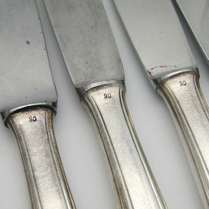 German Homag silverplated cutlery set