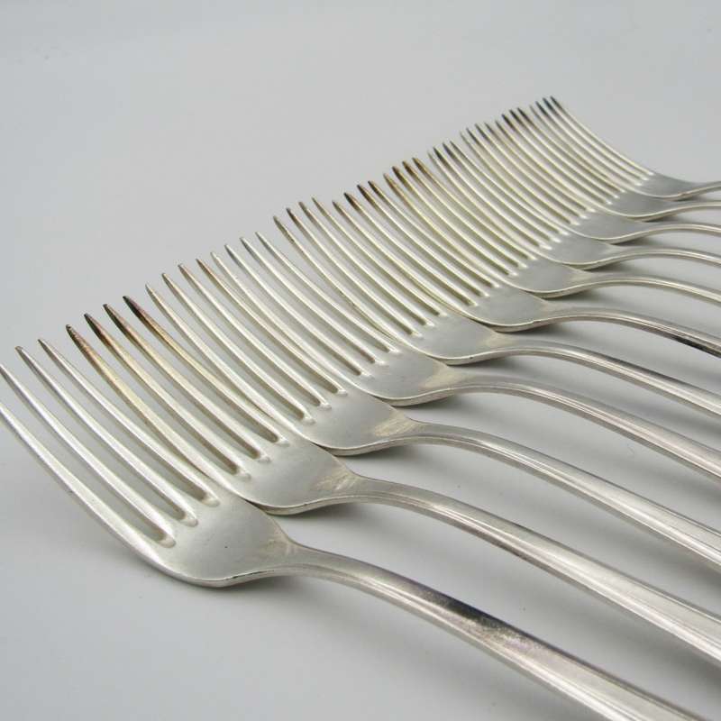 German Homag silverplated cutlery set