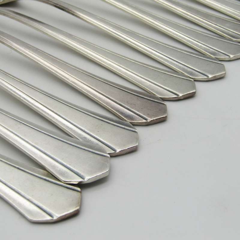 German Homag silverplated cutlery set