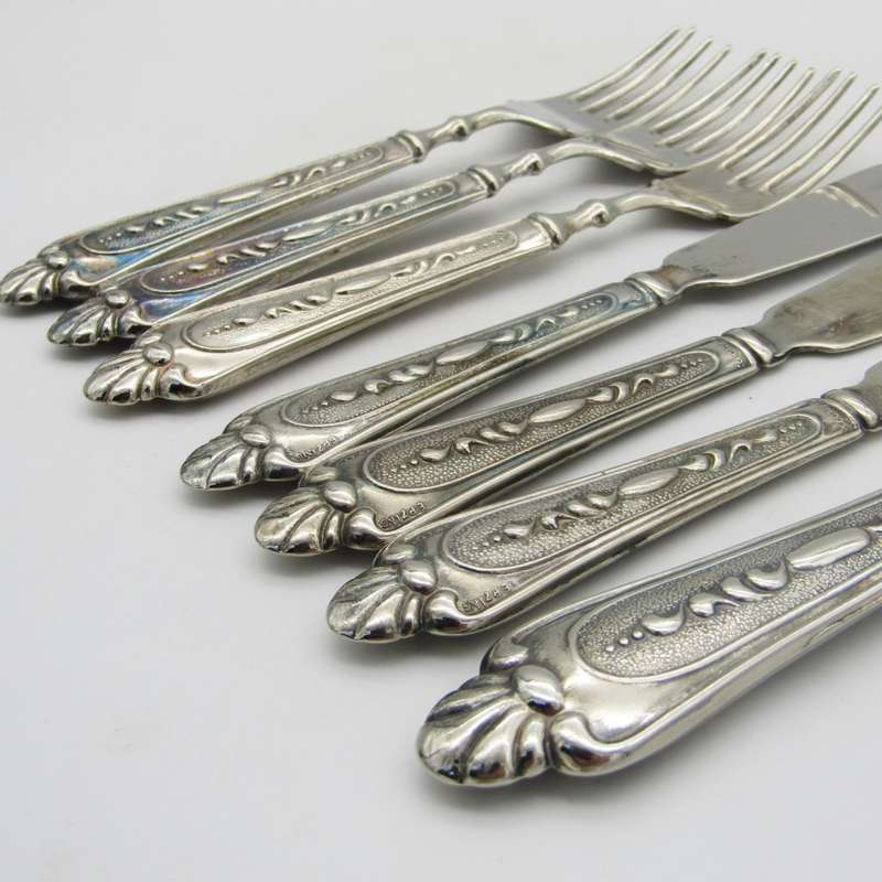 Vintage fish serving set for 6 in box