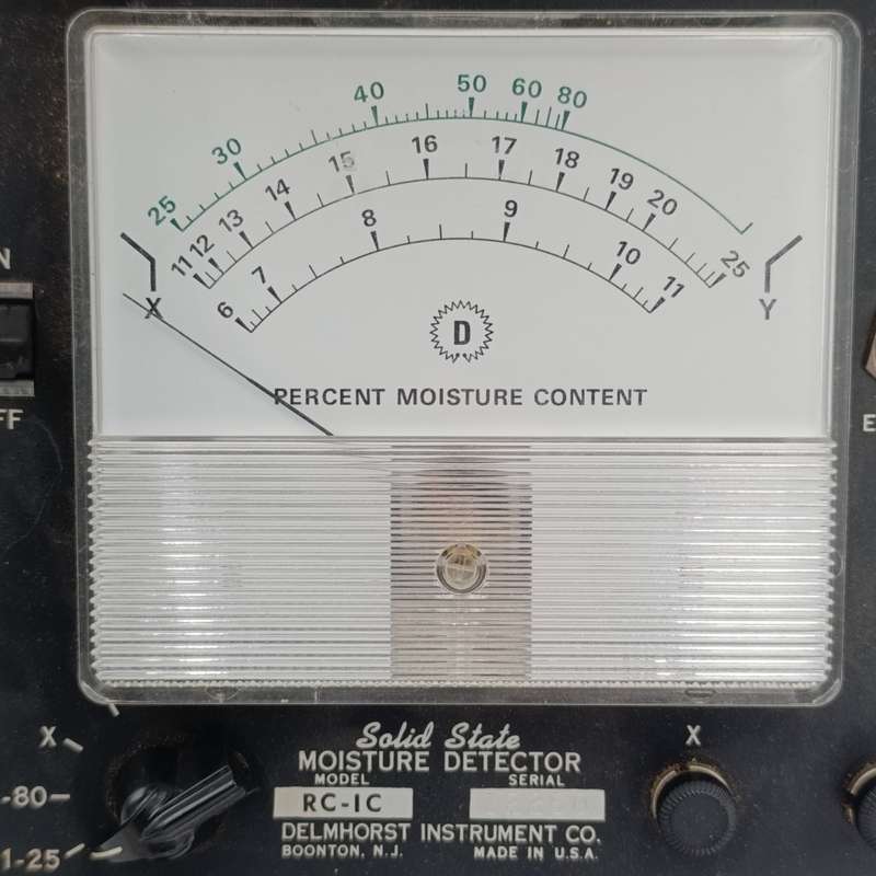 Vintage Solid State moisture Detector machine