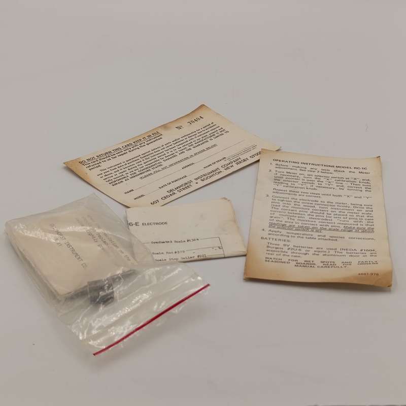 Vintage Solid State moisture Detector machine
