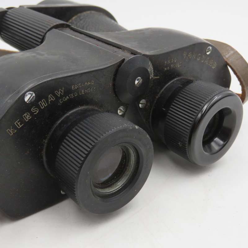 Vintage Kershaw Vanguard 7x50 binoculars in pouch - some spots on lens but still good