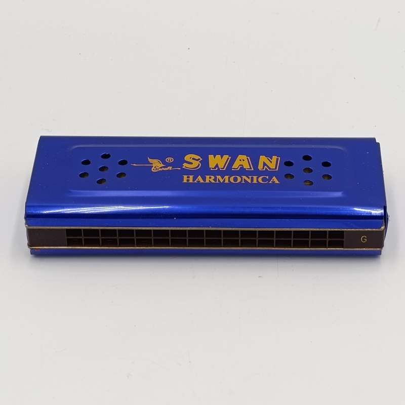 Swan Harmonica 64 hole in box