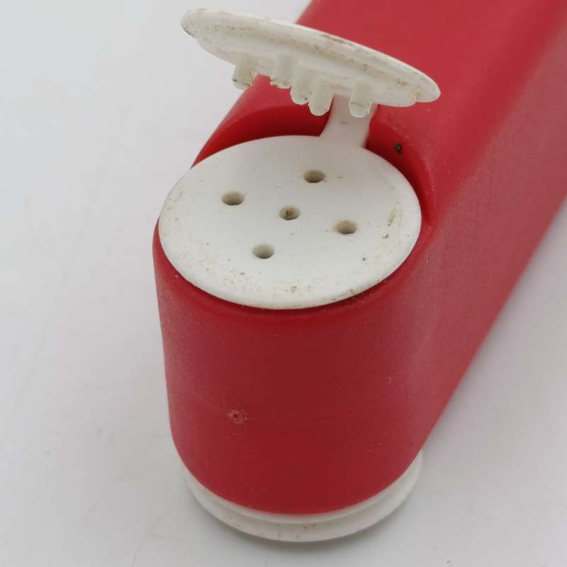 Vintage picnic knife and fork set with salt and pepper shakers
