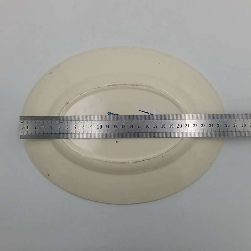 Antique Wood`s Burslem Doris pattern small oval snack platter